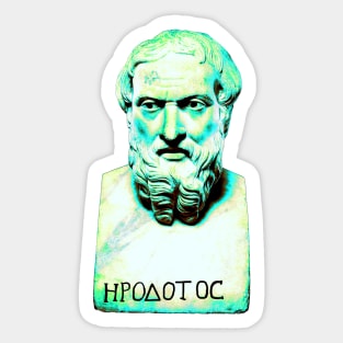 Herodotos Father of History bust Sticker